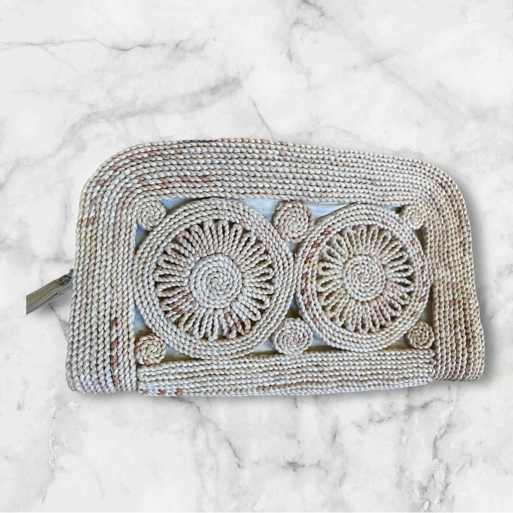 Wristlet tan MCI world of fine handbags